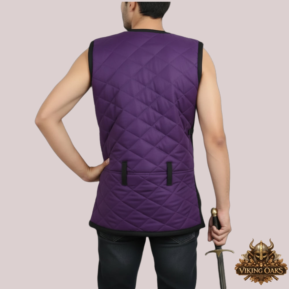 Medieval Sleeveless Gambeson β Padded Armor Vest