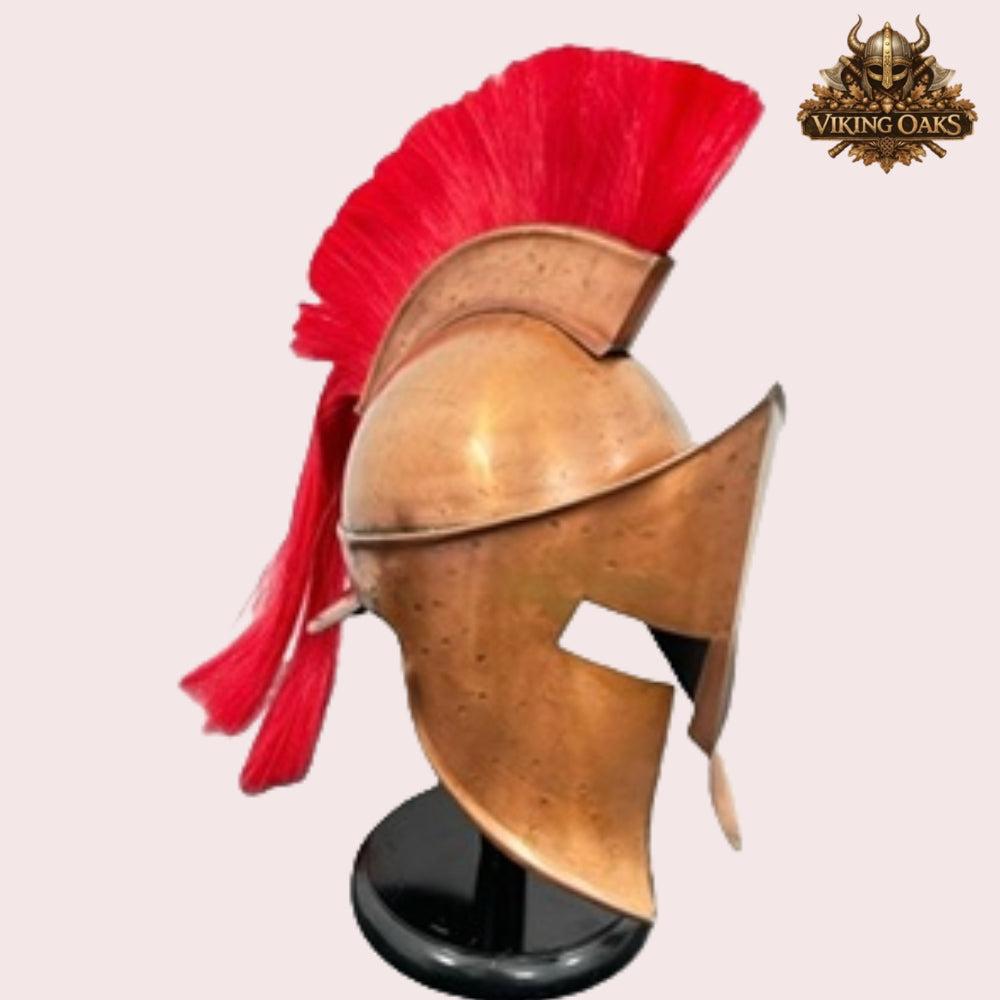 Spartan Helmet Set Brass & Bronze King Leonidas Warrior Armour Helmets