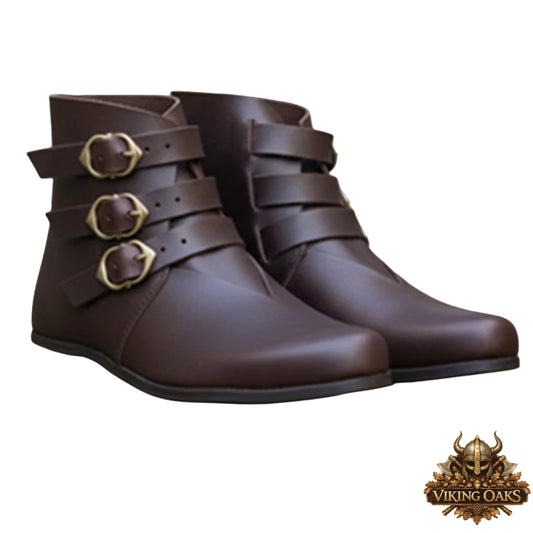 Handcrafted Historical LARP Footwear Men's Gladiator Boots