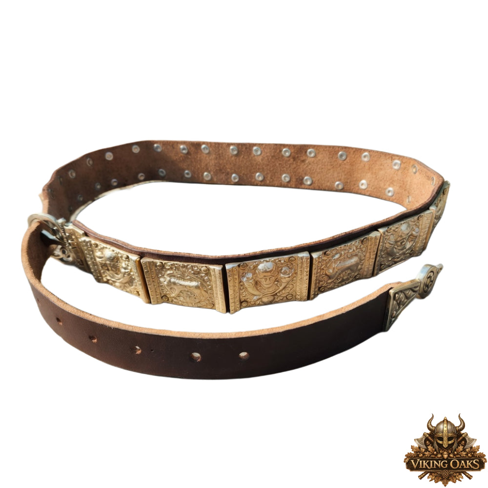 She-Wolf Legion Roman Belt – Brass Cast Reenactment Armor for LARP & Cosplay
