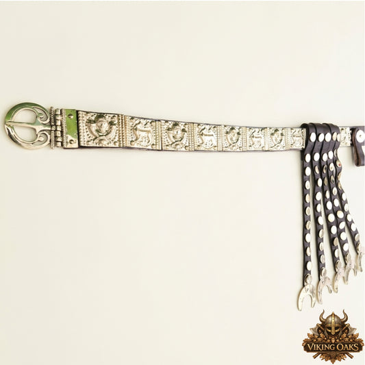 She-Wolf Roman Cingulum Belt – Leather Reenactment Costume Accessory for LARP & Ren Faire