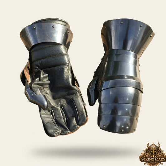 16-Gauge Mild Steel Knight Armor Close Up - Wearable Historical Reenactment Gear