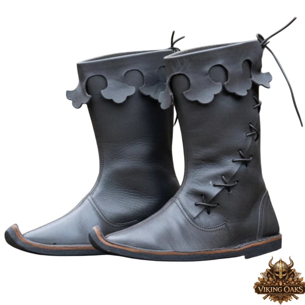 Medieval Ren Faire Boots – Renaissance Style Leather Footwear