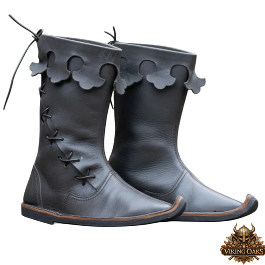 Medieval Ren Faire Boots – Renaissance Style Leather Footwear