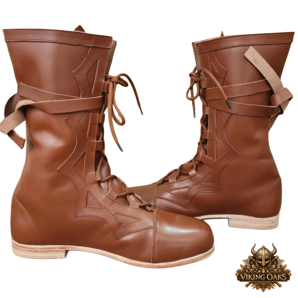 Renaissance Faire Boots – Medieval Leather Footwear for LARP & Reenactment