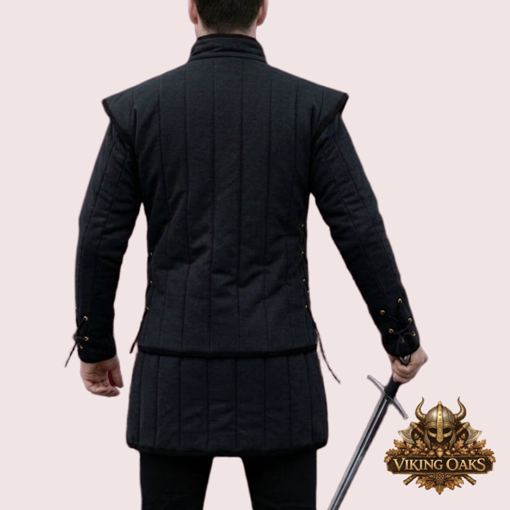 Renaissance Faire Gambeson | Quilted Medieval Knight Armor Coat
