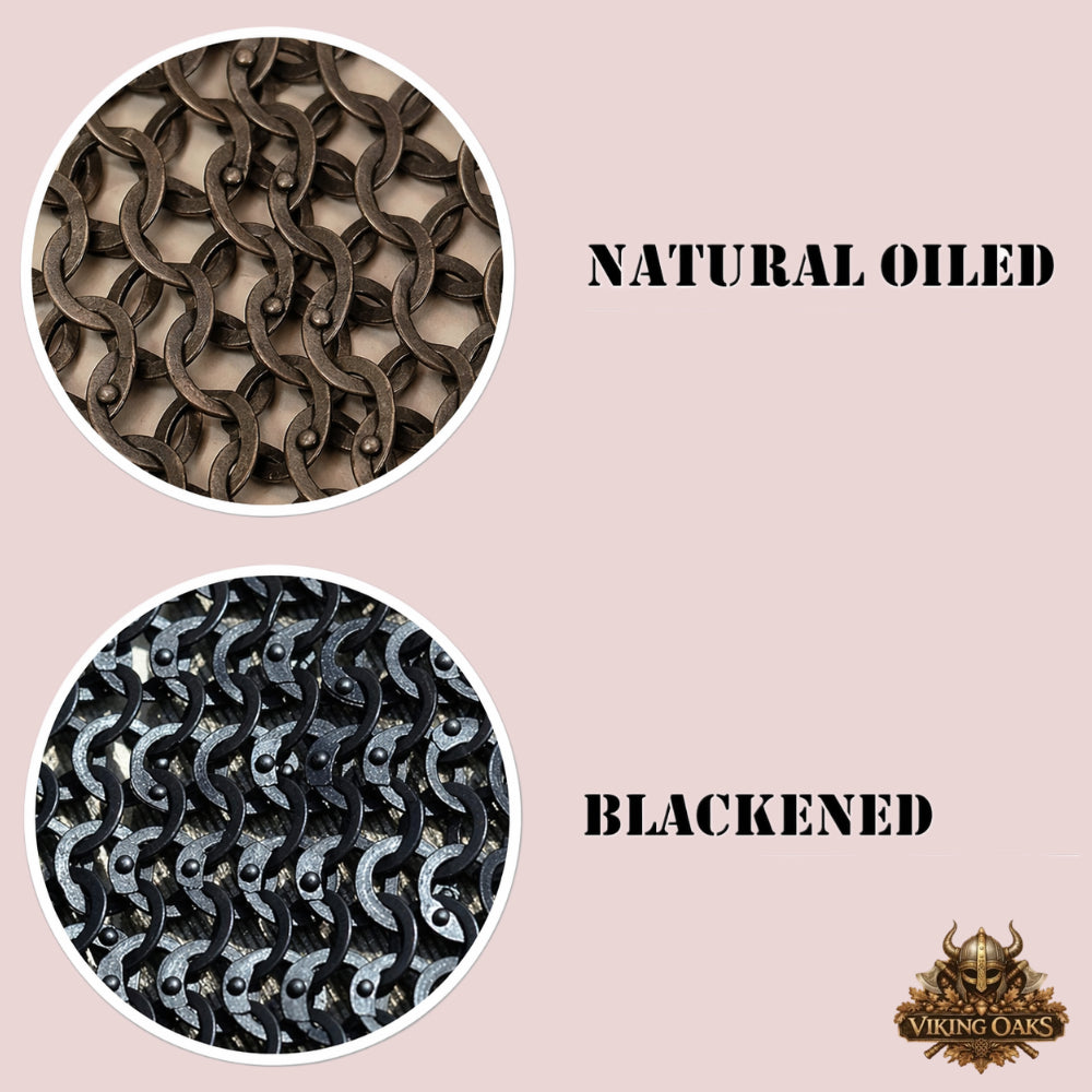 6mm Roman Lorica Hamata Chainmail – Riveted Legionary Armor for SCA