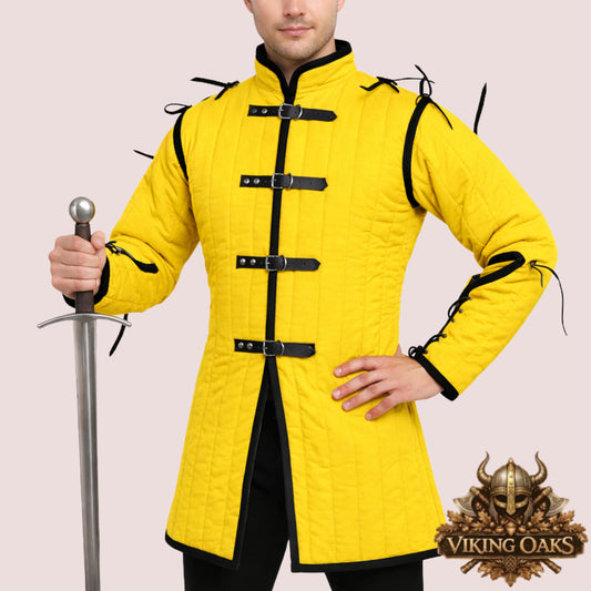 Medieval Gambeson Armor – Quilted Cosplay & LARP Costume