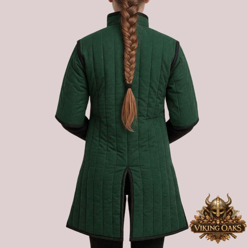 Ren Faire Gambeson medieval padded armor jacket for LARP and costuming