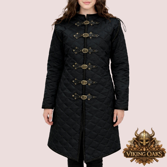 Renaissance Festival Gambeson Outfit – Medieval Padded Armor Costume