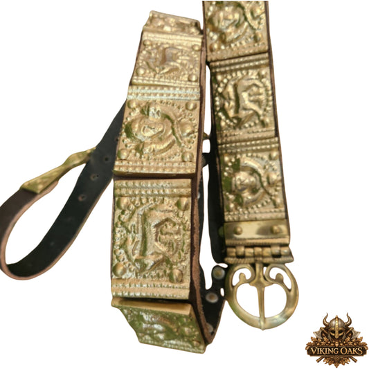 She-Wolf Legion Roman Belt – Brass Cast Reenactment Armor for LARP & Cosplay