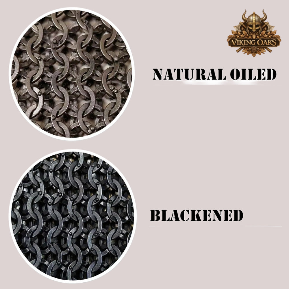 Roman Officer Hamata Chainmail – 6MM Flat Riveted Maille Armor for Reenactment & Halloween