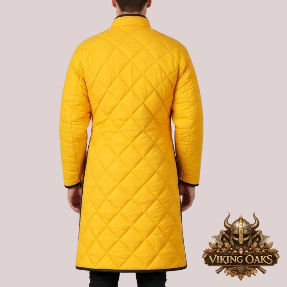 Handmade Medieval Padded Armor Tunic LARP Knight Costume Viking Gambeson Historical Clothing