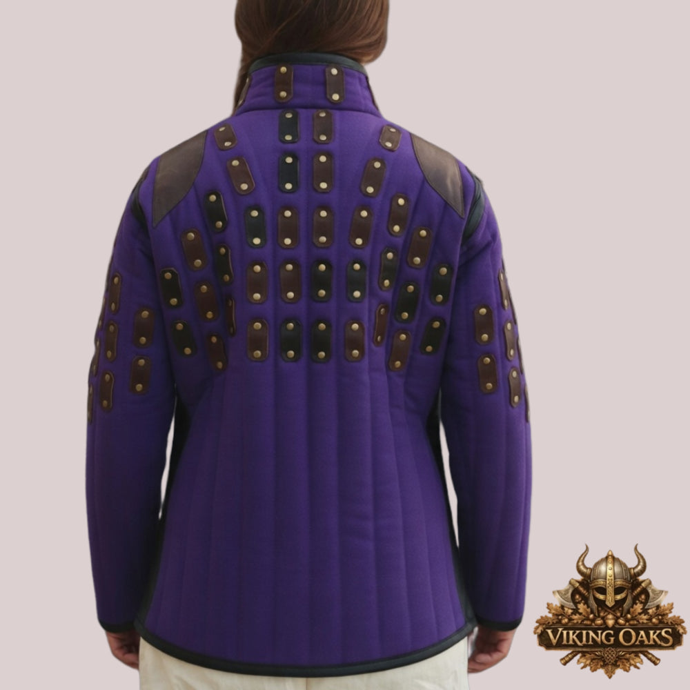 Medieval Quilted Cotton Gambeson Jacket Knight Armor Cosplay