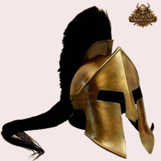 Spartan Helmet Set Brass & Bronze King Leonidas Warrior Armour Helmets