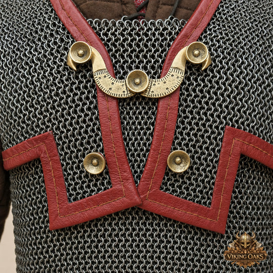 6mm Roman Lorica Hamata Chainmail – Riveted Legionary Armor for SCA