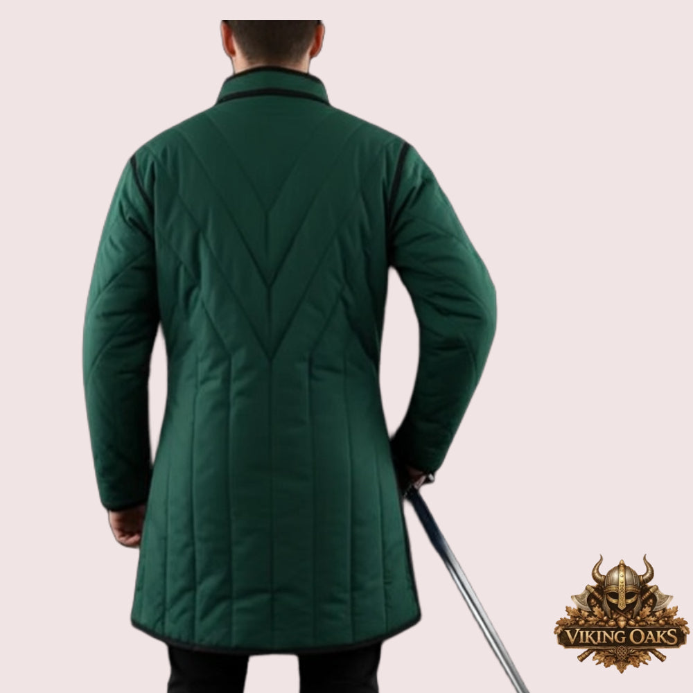 Medieval Padded Gambeson Jacket – Authentic Renaissance Fair Costume – Padded Armor for LARP