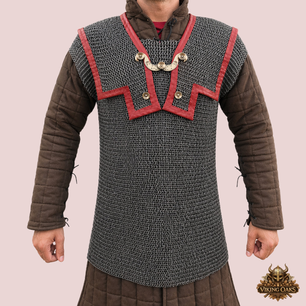 6mm Roman Lorica Hamata Chainmail – Riveted Legionary Armor for SCA
