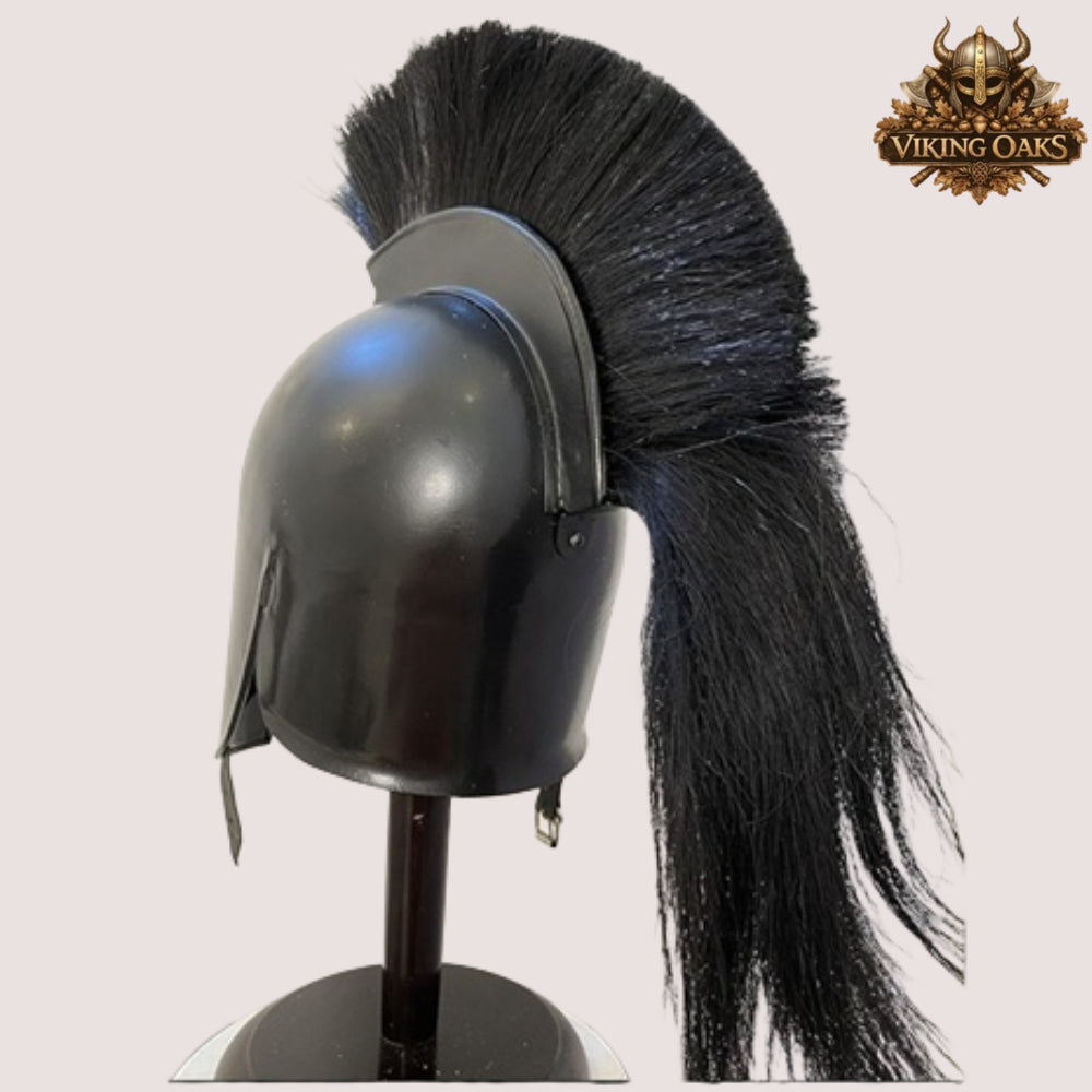 Troy Achilles Helmet – Greek Trojan Warrior Armor from Troy Movie with Display Stand, Gift for Him
