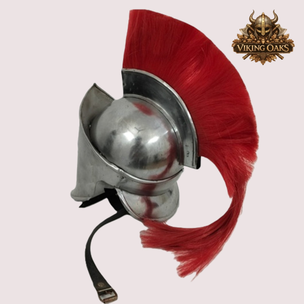 Antique Spartan Warrior Helmet – 300 Movie Replica, Gift for Him