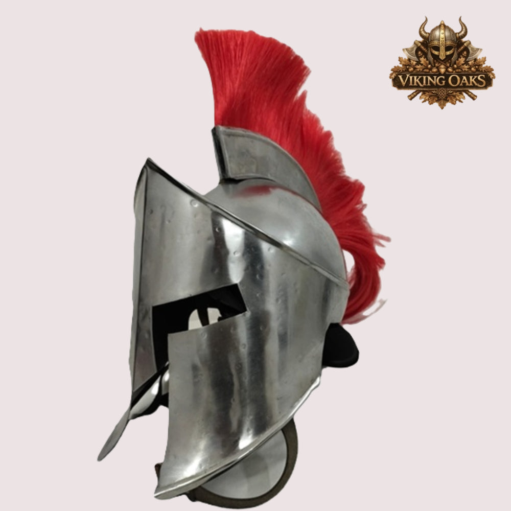 Antique Spartan Warrior Helmet – 300 Movie Replica, Gift for Him