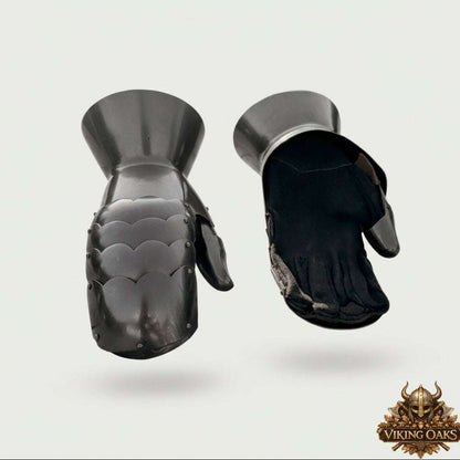 Premium medieval hourglass gauntlets for stage and Halloween events