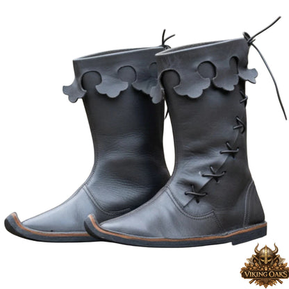 Medieval Ren Faire Boots – Renaissance Style Leather Footwear