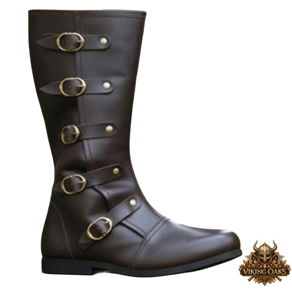 Slip Resistant Heavy Duty Sole on Medieval Renaissance Reenactment Boots