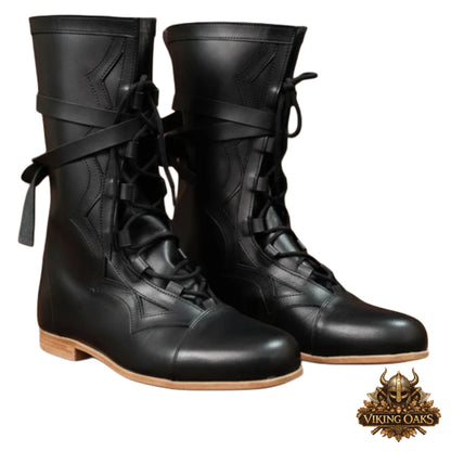 Renaissance Faire Boots – Medieval Leather Footwear for LARP & Reenactment