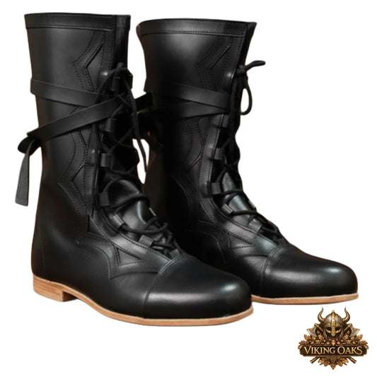 Renaissance Faire Boots – Medieval Leather Footwear for LARP & Reenactment