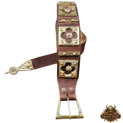 Authentic Medieval Knight Waist Belt Long Leather Cosplay Gear