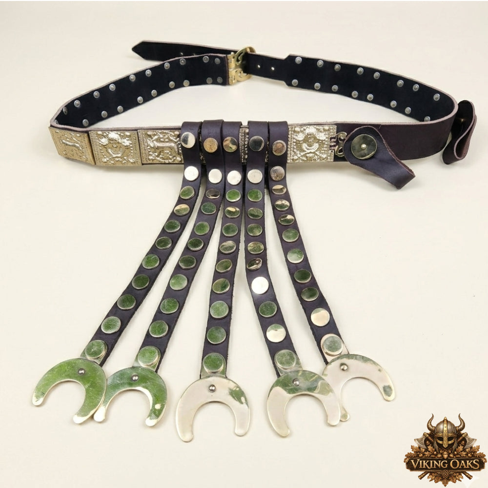 She-Wolf Roman Cingulum Belt – Leather Reenactment Costume Accessory for LARP & Ren Faire