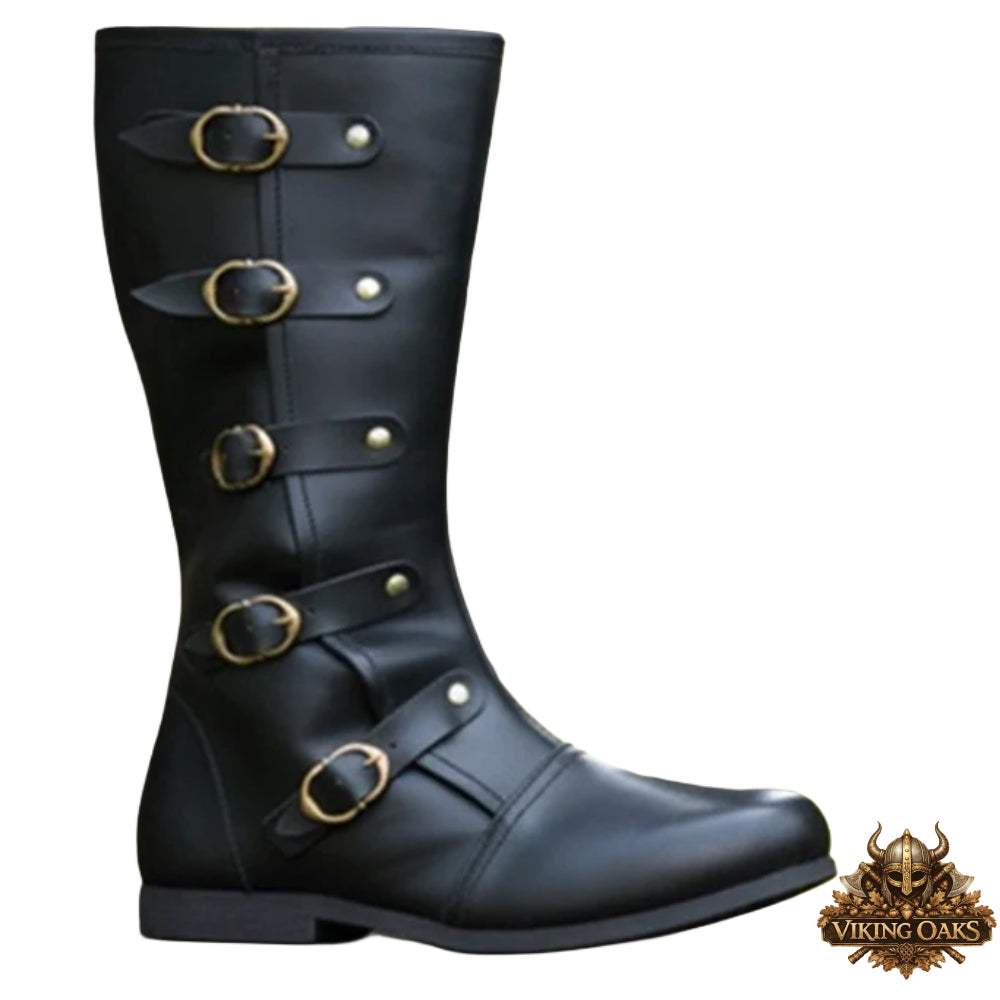 Authentic Period Accurate Viking Leather Shoes for Cosplay and Theater