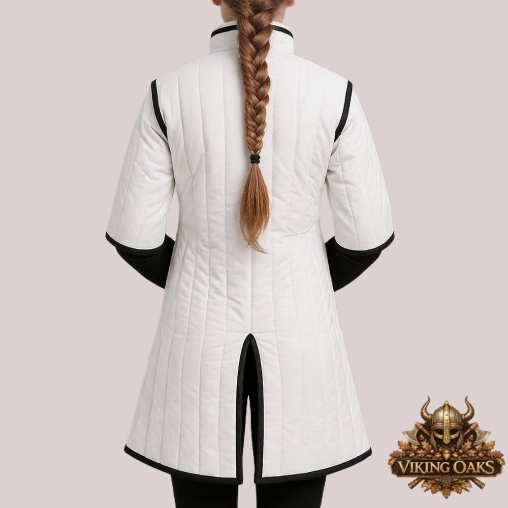 Ren Faire Gambeson Costume Medieval Padded Armor Jacket LARP Outfit