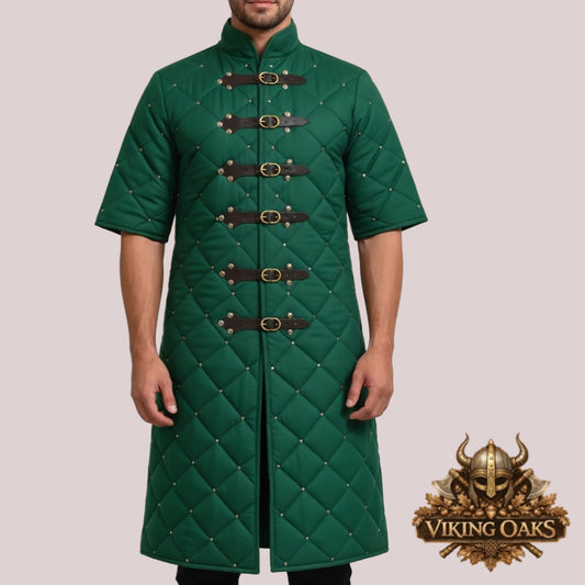 Quilted Gambeson Armor – Medieval LARP, SCA & Festival Costume Jacket