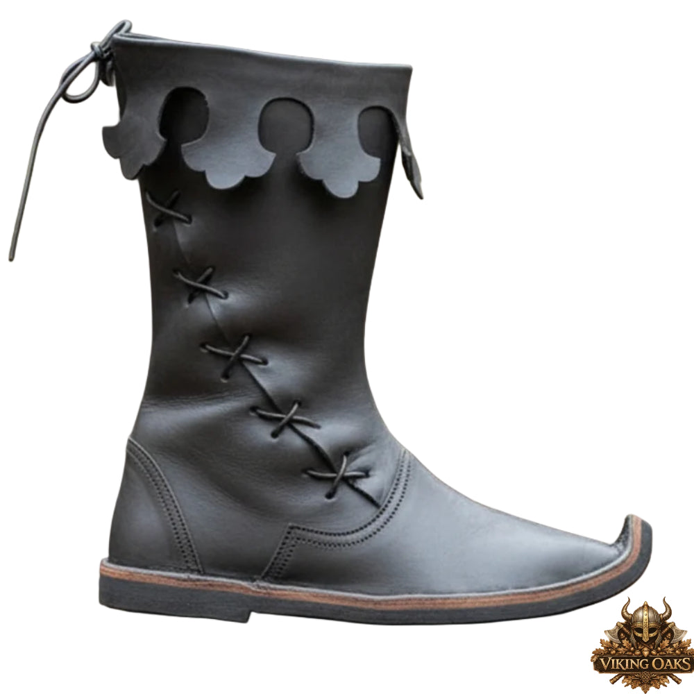 Medieval Ren Faire Boots – Renaissance Style Leather Footwear