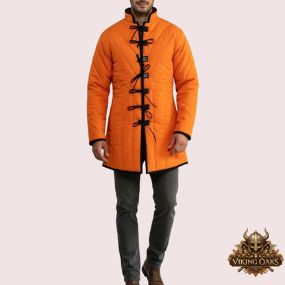 Medieval Padded Gambeson Jacket – Authentic Renaissance Fair Costume – Padded Armor for LARP