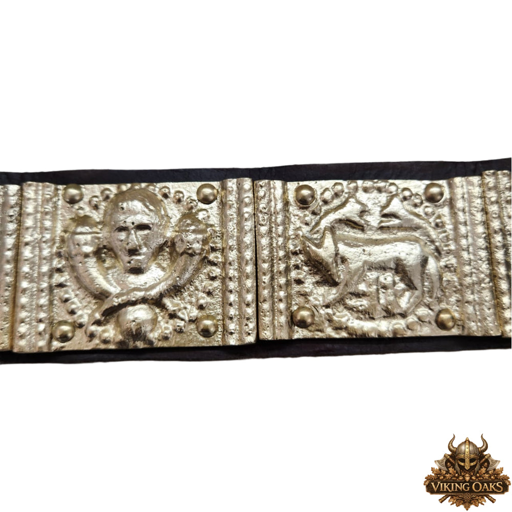 She-Wolf Legion Roman Belt – Brass Cast Reenactment Armor for LARP & Cosplay