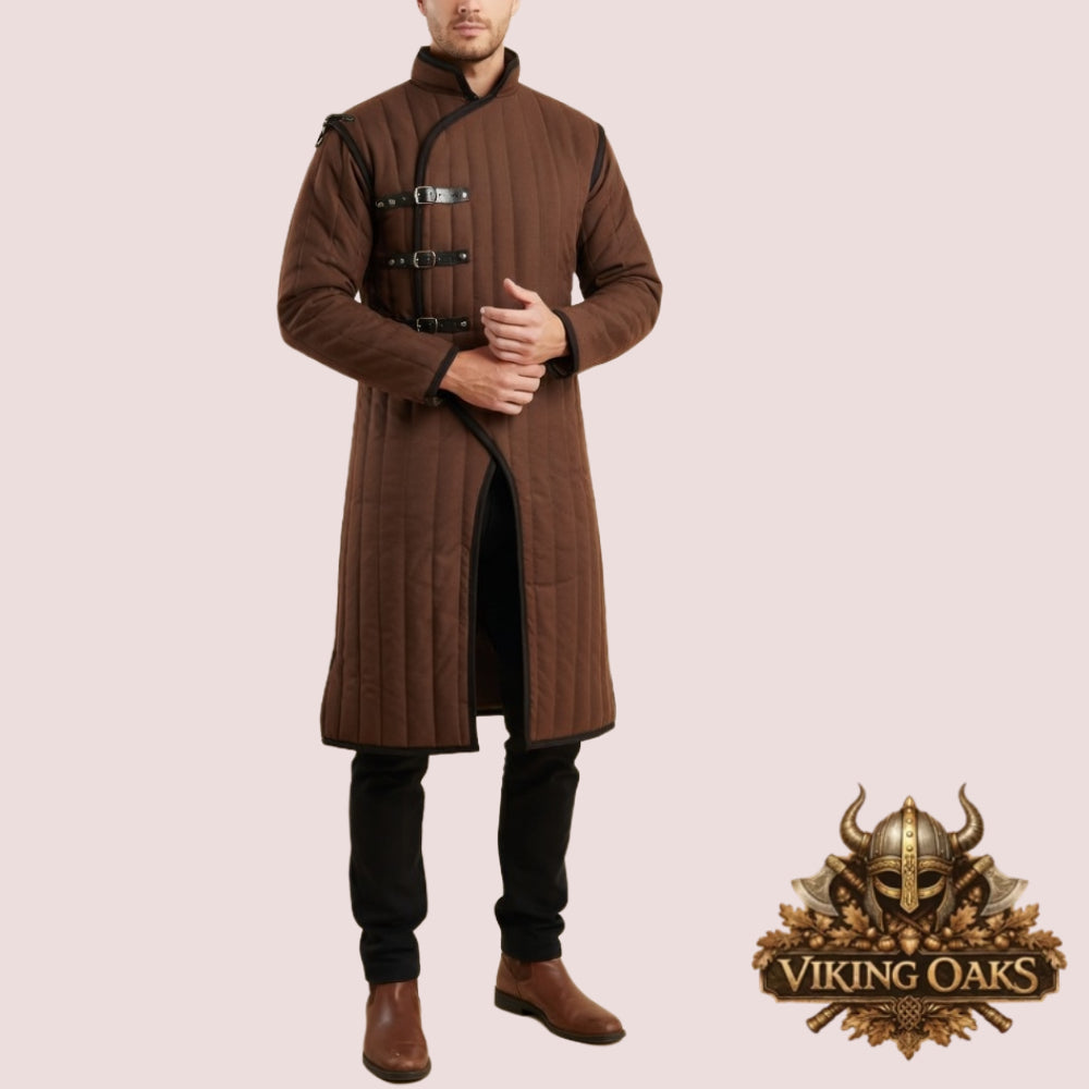 Medieval Gambeson Tunic for Renaissance Fair LARP costume with size options