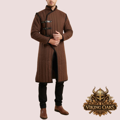 Medieval Gambeson Tunic for Renaissance Fair LARP costume with size options