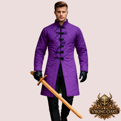 Medieval Gambeson Armor Jacket – Padded Ren Faire LARP Outfit