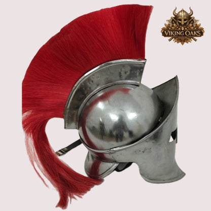 Antique Spartan Warrior Helmet – 300 Movie Replica, Gift for Him