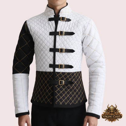 Medieval gambeson with long sleeves in various sizes and custom options