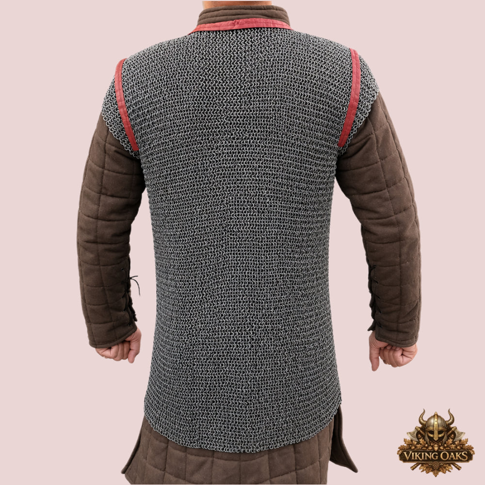 6mm Roman Lorica Hamata Chainmail – Riveted Legionary Armor for SCA