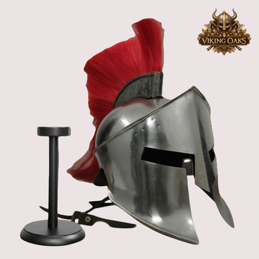Antique Spartan Warrior Helmet – 300 Movie Replica, Gift for Him