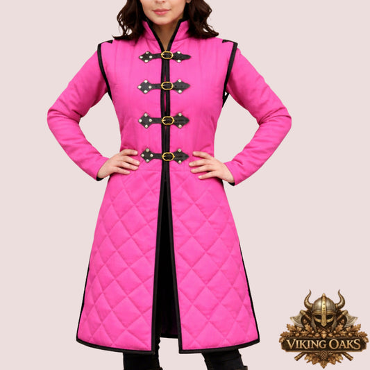 Renaissance Faire Gambeson Costume – Medieval Padded Armor for LARP