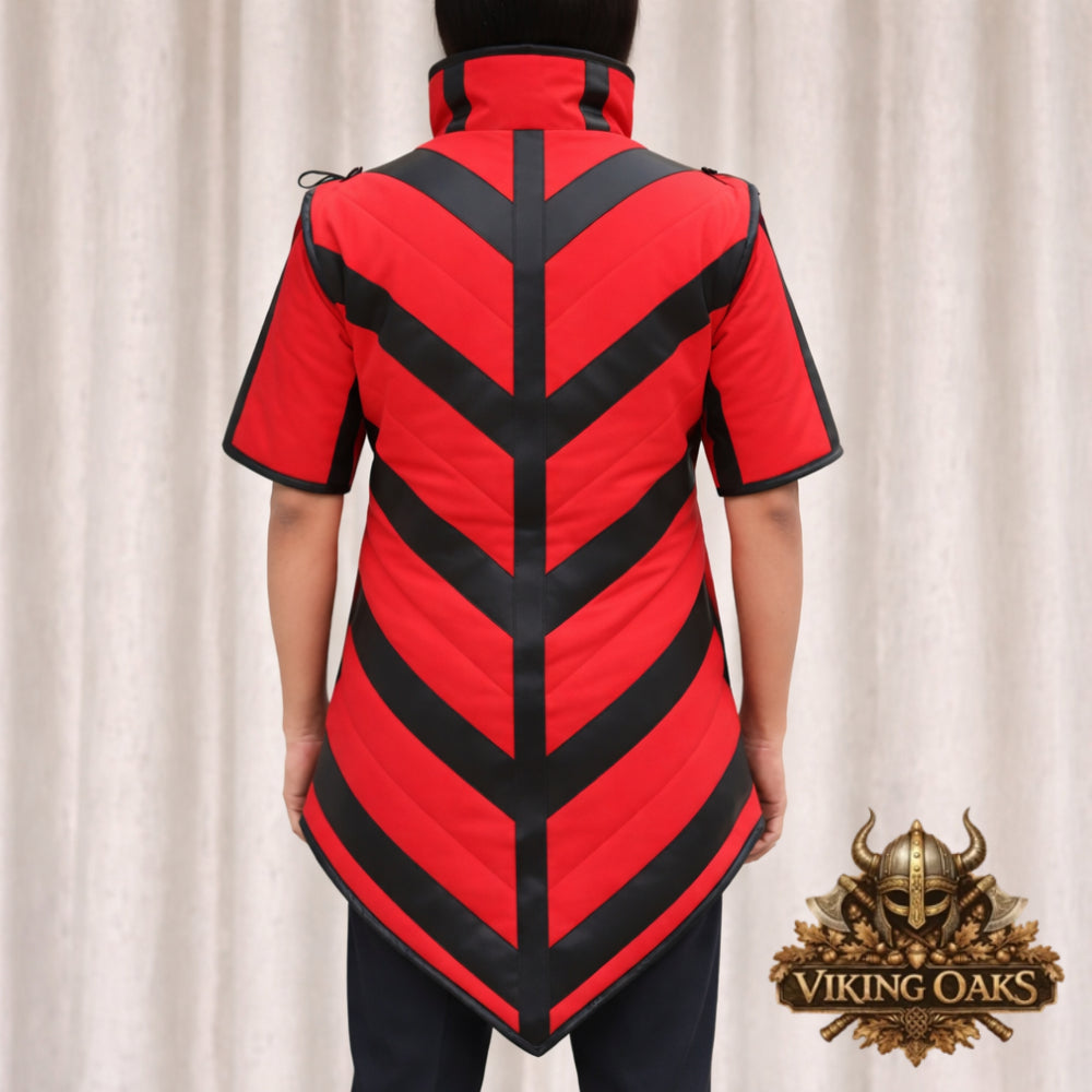 Celtic Quilted Cotton Armor Tunic for LARP, Cosplay & Ren Faire
