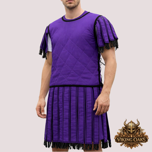 Quilted Knight Armor Padding – Medieval Gambeson for LARP, Cosplay & Reenactment