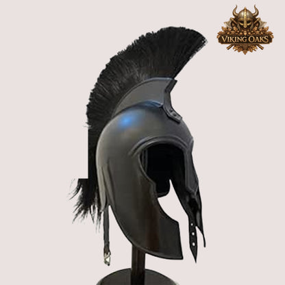 Troy Achilles Helmet – Greek Trojan Warrior Armor from Troy Movie with Display Stand, Gift for Him