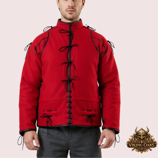 Medieval Padded Gambeson Armor Jacket – Functional Renaissance Aketon for Combat & Reenactment